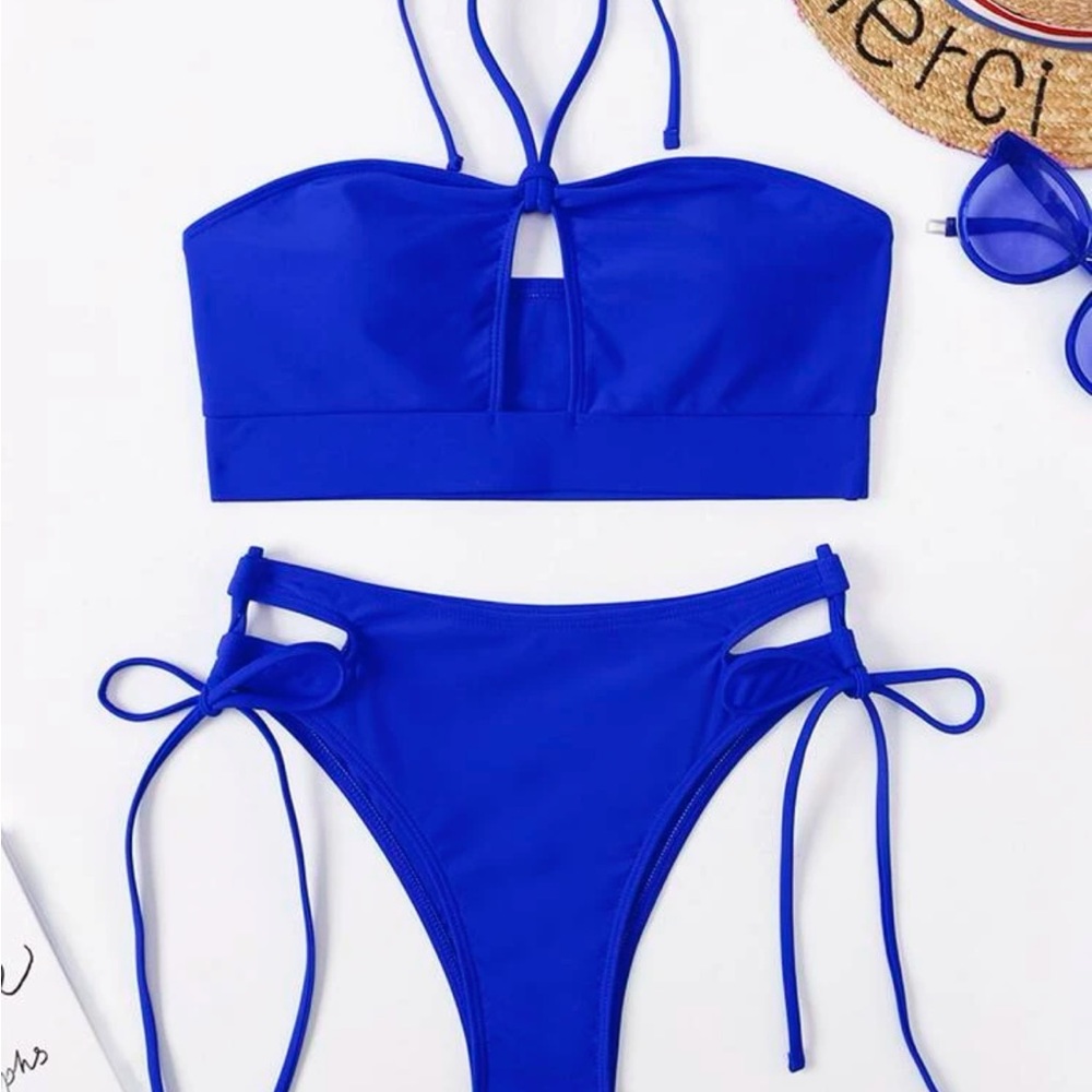 Royal blue bikini